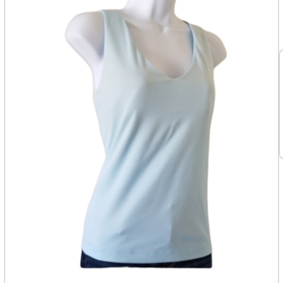 Athleta Tops - Athleta blue exercise tank w built in bra …